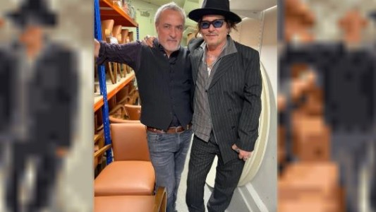 Johnny Depp llegó a la Argentina invitado por Jorge "Corcho" Rodríguez