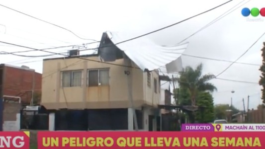 Una semana con el techo colgado de los cables