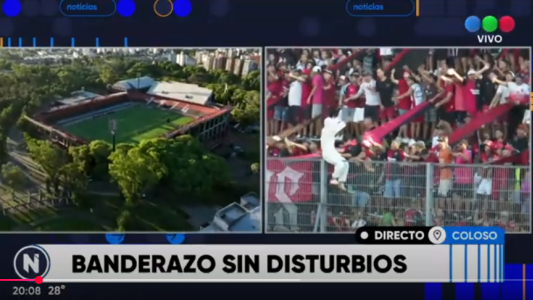 Los hinchas de Newell's se unieron en el banderazo a pesar de la crisis del equipo