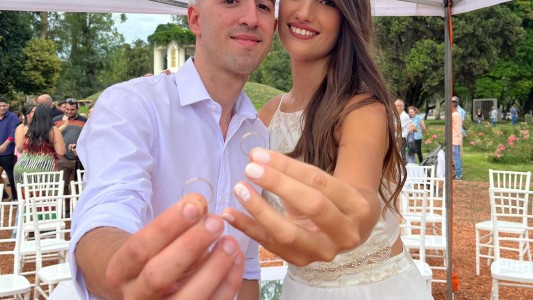 "Sí quiero": 22 parejas se casan en el Rosedal por el Día de los Enamorados