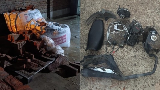 Cuatro detenidos tras un robo de ladrillos a la escuela “Carlos Fuentealba”