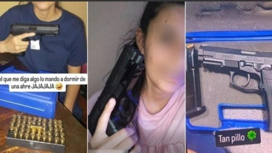 Investigan a policías recién egresados por subir fotos con armas reglamentarias