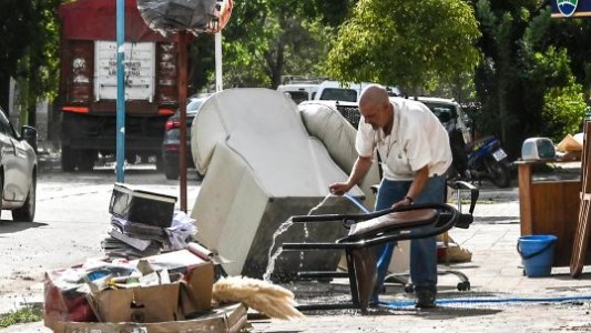 “El agua ha ido cediendo y tenemos 523 evacuados”, dijo el intendente de Bahía Blanca