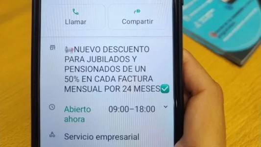 Estafas virtuales: efectúan falsos descuentos para jubilados