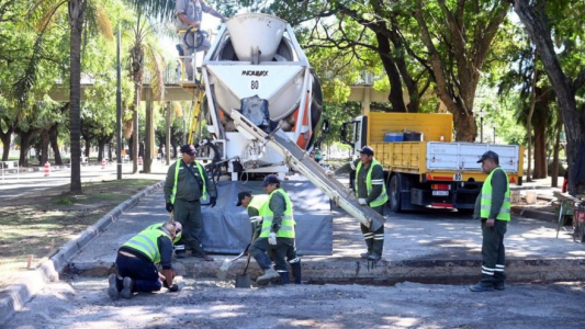 Santa Fe implementará nuevas sendas peatonales en la Avenida Almirante Brown