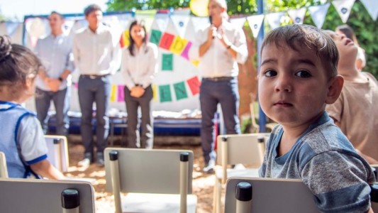 Javkin inauguró el ciclo 2025 en 45 salas de 3 años en los jardines municipales