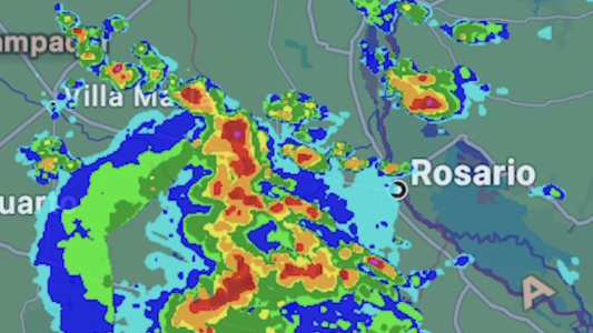 Alerta amarilla por tormentas en Rosario: se esperan lluvias intensas y posible granizo