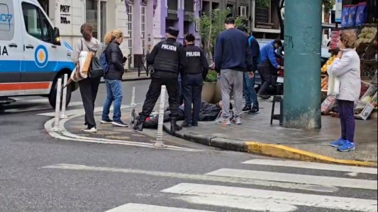 Accidente en la esquina de Presidente Roca y Urquiza