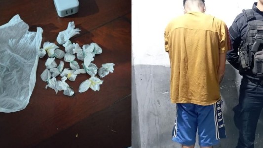 Golpeó a su expareja, lo descubrieron con drogas y terminó detenido