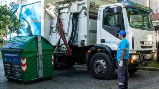 Solicitan no sacar los residuos a la calle en Rosario este jueves