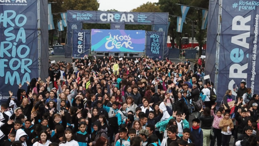 Rosario organiza la tercera edición de los Juegos CReAR con un gran festival deportivo y cultural
