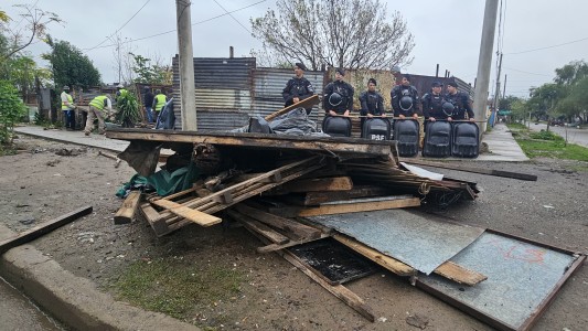 Derribaron un búnker de venta de drogas tras una investigación por balaceras