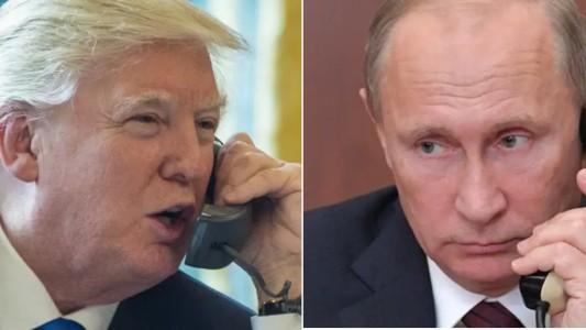 Tras hablar con Putin, Trump dijo que Rusia y Ucrania "empezarán negociaciones para un alto el fuego"