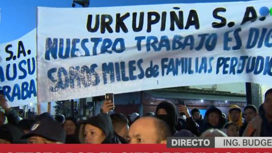 Protesta por el cierre de "La Salada"