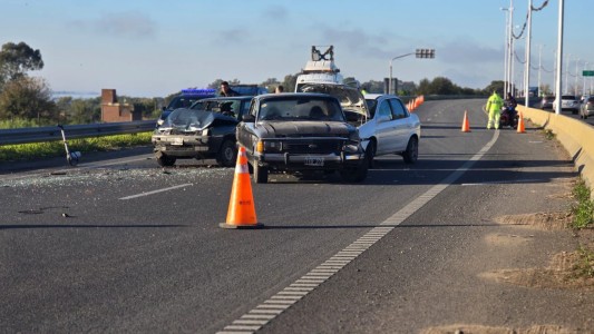 Choque en cadena en Circunvalación y Ayolas: cuatro autos involucrados y tránsito reducido