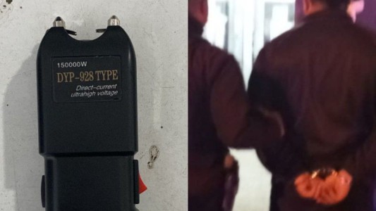 Detuvieron a un hombre tras violar una orden de restricción: llevaba consigo un arma eléctrica