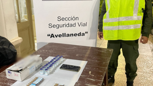 Incautan en Santa Fe ampollas de Fentanilo y Remifentanilo en control a ómnibus