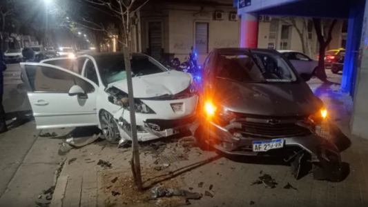 Violencia, daños y alcohol en un siniestro vial en el macrocentro
