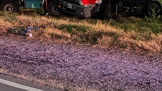 Se produjo un siniestro vial entre dos camiones en ruta provincial 14 y A012