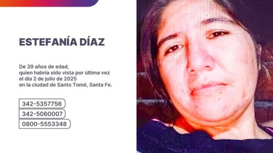 Intensifican la búsqueda de una mujer desaparecida en Santo Tomé