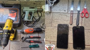 Se durmió en la calle tras robar en una mueblería y lo atraparon con todo el botín