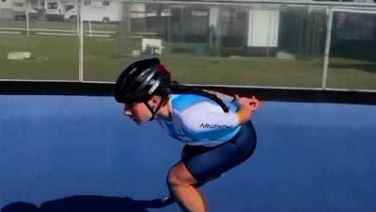 La rosarina Naiara “Peque” Sagasti debuta en los Panamericanos de Asunción en patinaje de velocidad