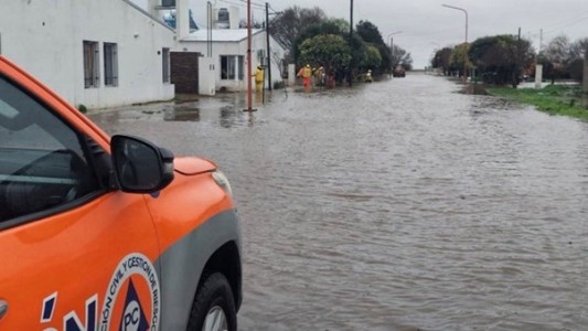 270 milímetros de lluvia acumulados al sur de Santa Fe:  quedaron caminos anegados y casas inundadas