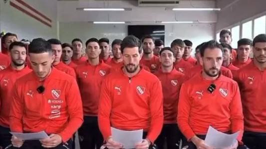 El plantel de Independiente habló tras la sanción de Conmebol: "Acá perdió el fútbol"
