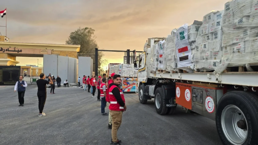 Comenzó el ingreso masivo de ayuda humanitaria a Gaza