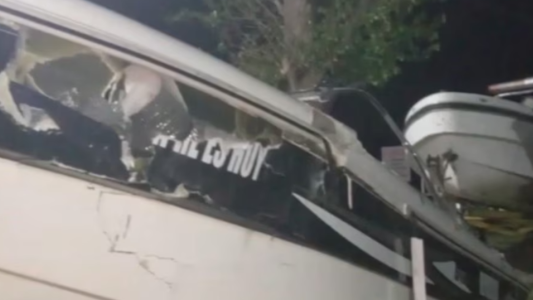 Choque náutico en el Paraná:  imputaron al timonel ebrio y le prohibieron manejar y acercarse al río