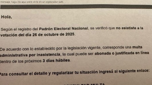 Phishing: circula un mail falso con multas para quienes no hayan votado en las legislativas 2026