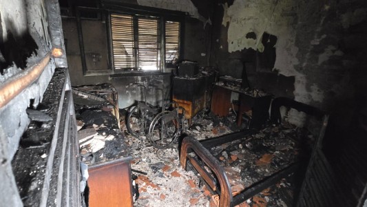 Falleció un hombre de 80 años producto de un incendio en su casa