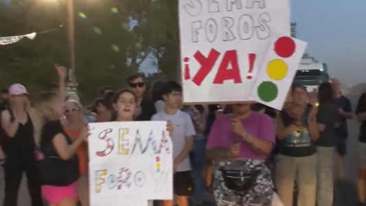 Ibarlucea: protesta y caos vehicular en la Ruta 34 por reclamo de seguridad vial