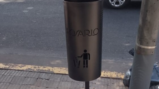 El municipio colocará nuevos cestos papeleros en avenida Pellegrini