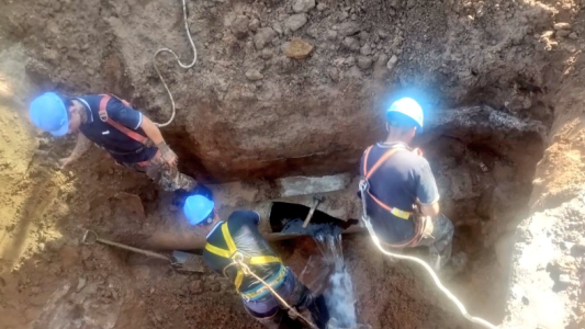 Zona norte: normalizaron el servicio de agua tras la rotura de un caño maestro