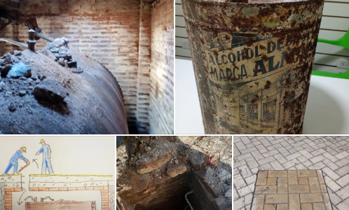 Hallaron una bóveda con tanque de combustible bajo la Plaza 25 de Mayo
