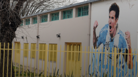 Vandalismo en la escuela donde estudió Messi