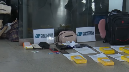 Encontraron seis kilos de cocaína en un colectivo