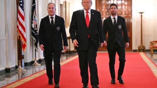 Lionel Messi visitó la Casa Blanca y fue recibido por Donald Trump junto al plantel de Inter Miami