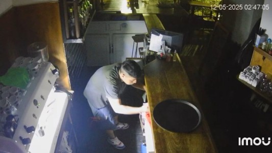 Robo en un bar: rompió la vidriera a piedrazos y lo detuvieron a una cuadra