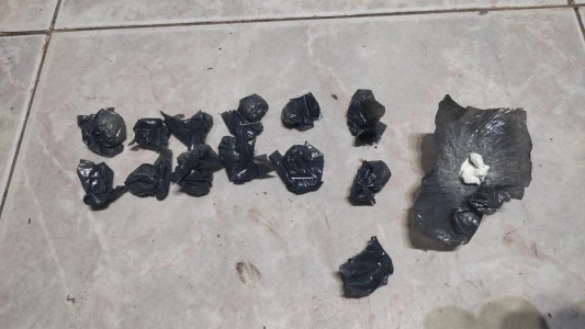 Con apoyo de perros detectores, detuvieron a una joven y secuestraron droga