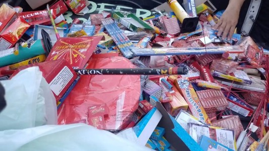 Operativos de control para evitar el ingreso de pirotecnia a la ciudad