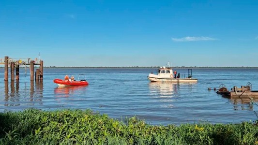 Hallaron el cuerpo del adolescente que desapareció en el río de Puerto San Martín