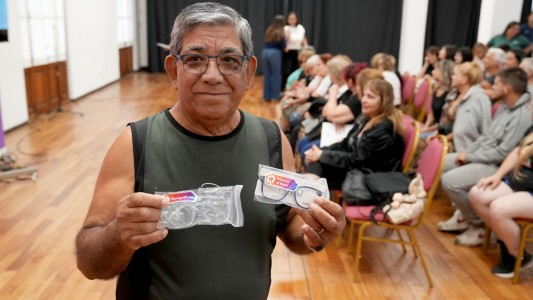 Provincia entregó 170 marcos de lentes a jubilados
