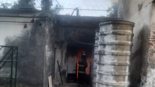 Un desperfecto técnico desató un incendio en el cementerio La Piedad