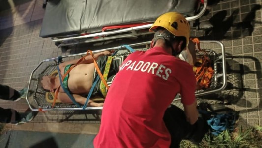 Rescataron a un joven atrapado en un skatepark tras sufrir una fractura en una pierna