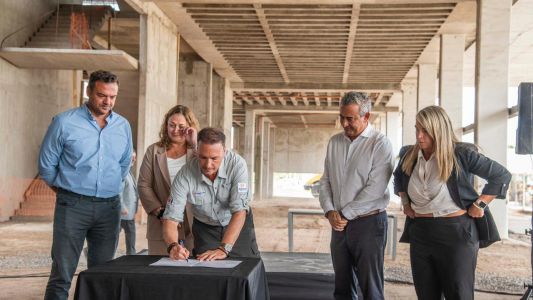 Reinician las obras del Hospital Regional Sur  en Rosario con una inversión de 46.000 millones de pesos