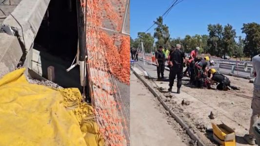 Un obrero cayó al arroyo Ludueña: intervino el helicóptero sanitario