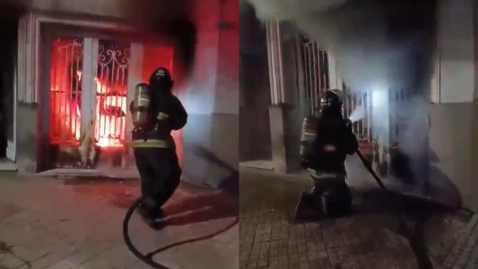 Un incendio destruyó el garage de una vivienda