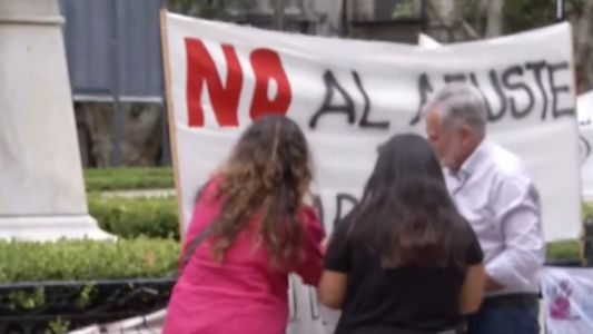 Movilización en Rosario por el incumplimiento de la Ley de Emergencia en Discapacidad